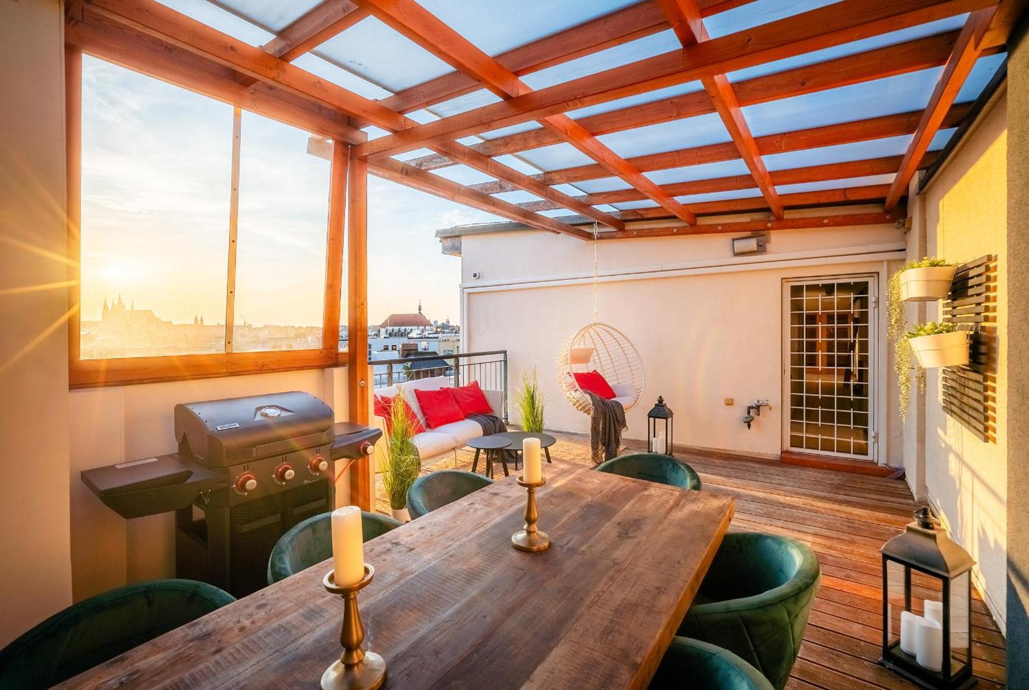 Appartamento A/c Lux Rooftop 6br+3.5bath Wenceslas Square *